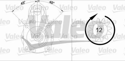 Starter VALEO 455688