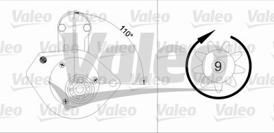 Starter VALEO 455743