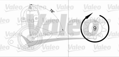 Starter VALEO 455885