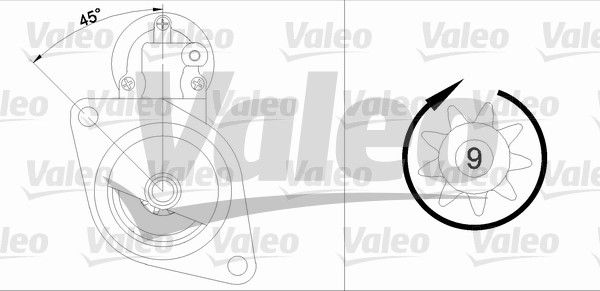 VALEO 455888 Starter