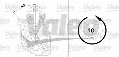 Starter VALEO 455942