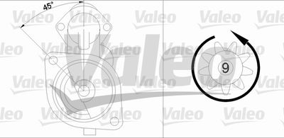 Starter VALEO 455977