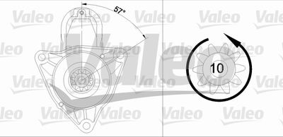 Starter VALEO 455979