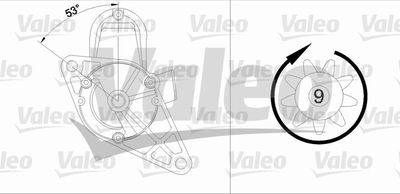 Starter VALEO 455980