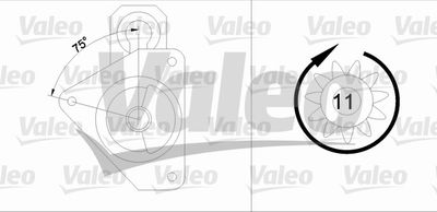 Starter VALEO 458175