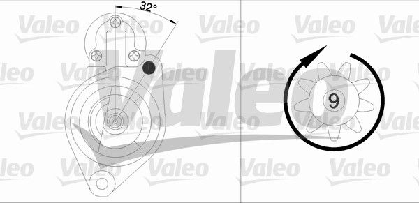 VALEO 458184 Starter