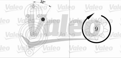 Starter VALEO 458184