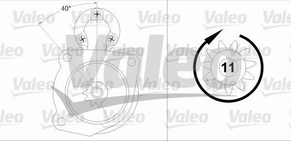 VALEO 458198 Starter