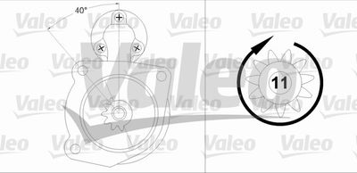 Starter VALEO 458198