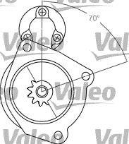 Starter VALEO 458200