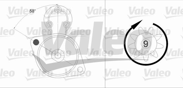 VALEO 458211 Starter