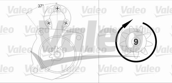 VALEO 458212 Starter