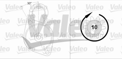 Starter VALEO 458223