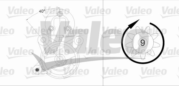 VALEO 458230 Starter