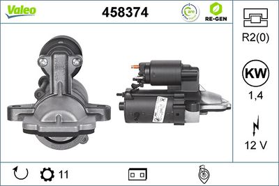 Starter VALEO 458374