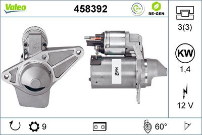 Starter VALEO 458392