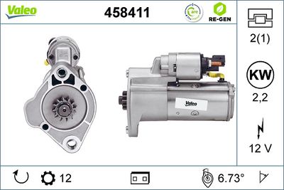 Starter VALEO 458411