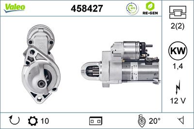 Starter VALEO 458427