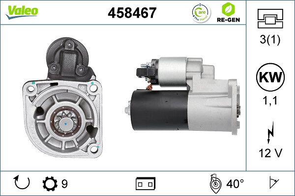VALEO 458467 Starter