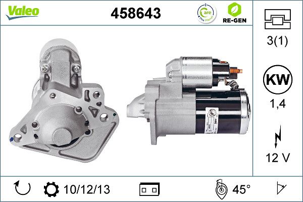 VALEO 458643 Starter