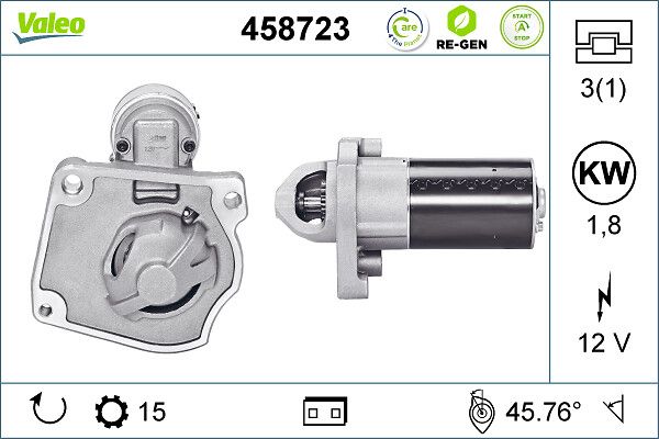VALEO 458723 Starter