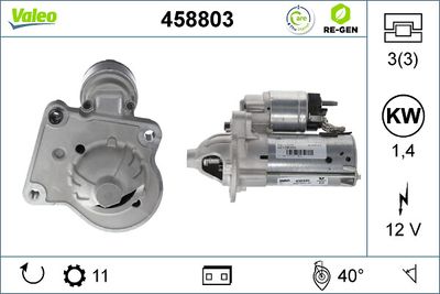 Starter VALEO 458803