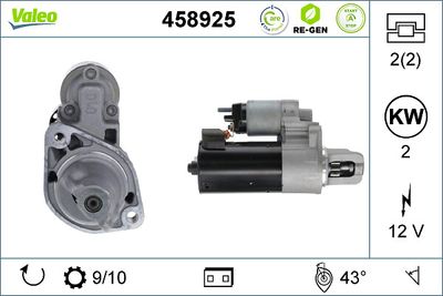 Starter VALEO 458925
