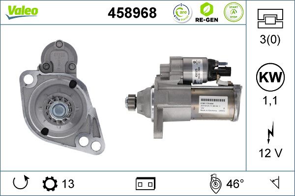 VALEO 458968 Starter