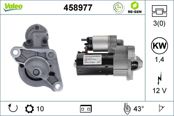 VALEO 458977 Starter