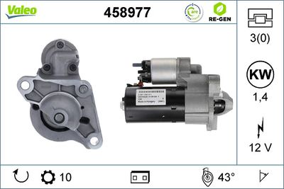 Starter VALEO 458977
