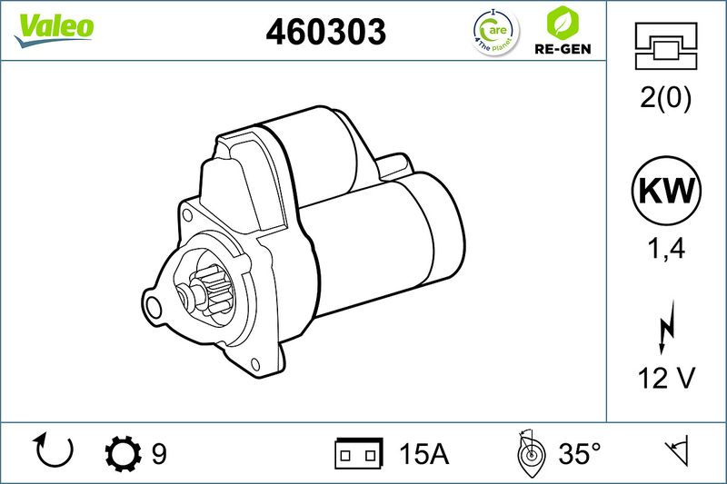 VALEO 460303 Starter