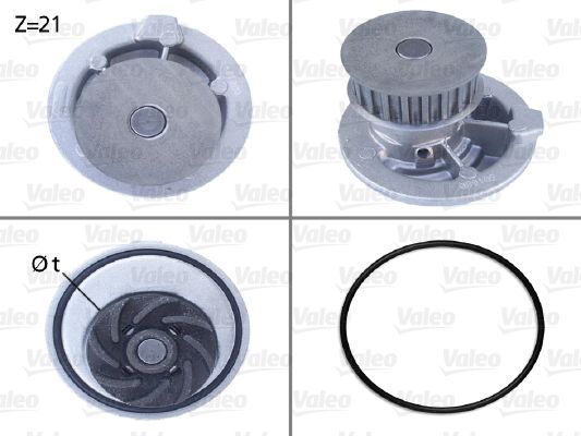 VALEO 506003 Water Pump, engine cooling