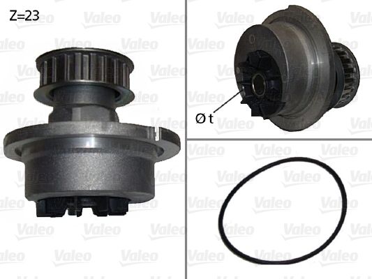 VALEO 506006 Water Pump, engine cooling