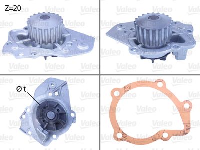 Water Pump, engine cooling VALEO 506011