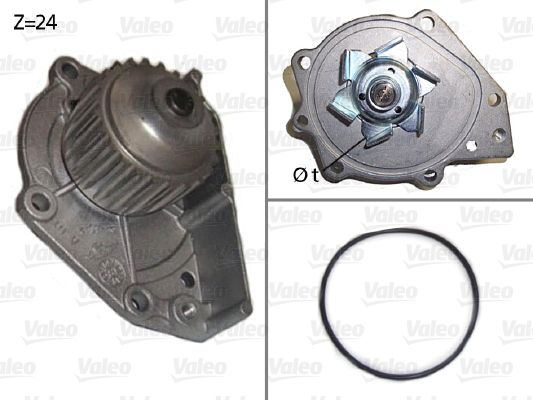 VALEO 506018 Water Pump, engine cooling