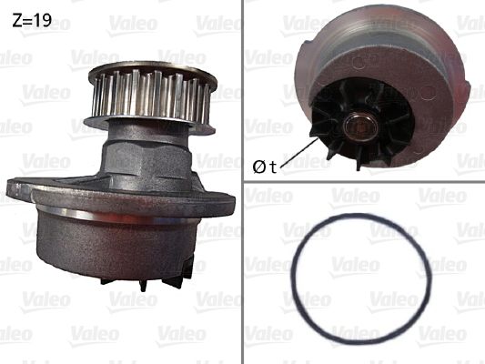 VALEO 506030 Water Pump, engine cooling
