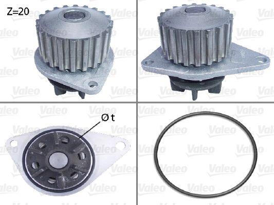VALEO 506035 Water Pump, engine cooling
