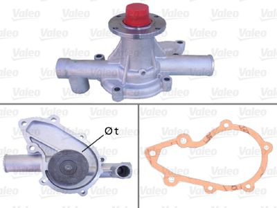 Water Pump, engine cooling VALEO 506052