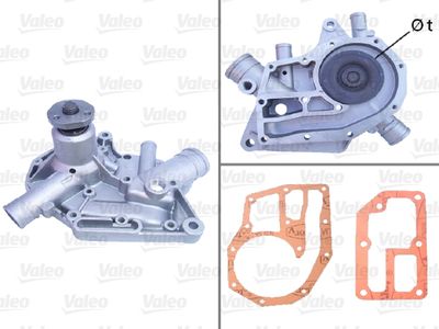 Water Pump, engine cooling VALEO 506059