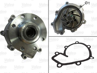 Water Pump, engine cooling VALEO 506060
