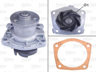 Water Pump, engine cooling VALEO 506063