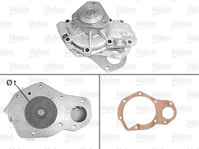 Water Pump, engine cooling VALEO 506072