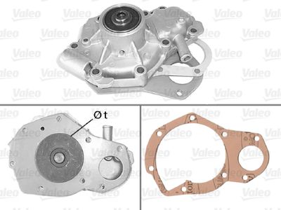 Water Pump, engine cooling VALEO 506076