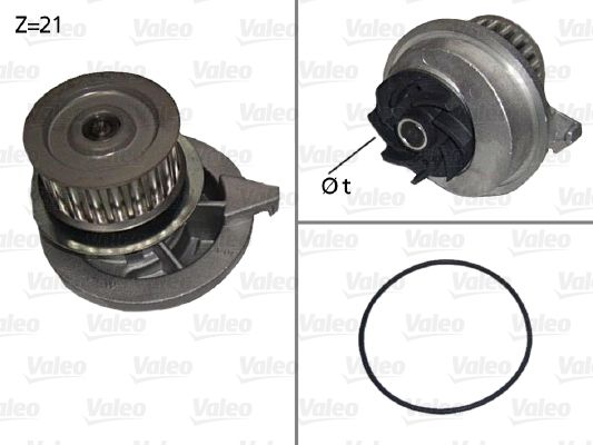 VALEO 506080 Water Pump, engine cooling