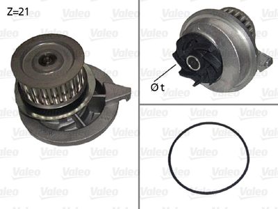 Water Pump, engine cooling VALEO 506080
