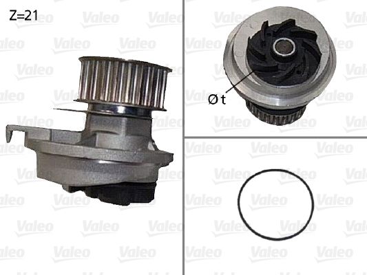 VALEO 506087 Water Pump, engine cooling