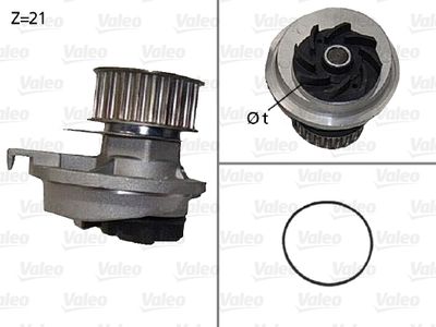 Water Pump, engine cooling VALEO 506087