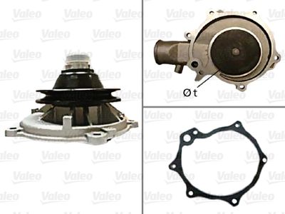 Water Pump, engine cooling VALEO 506089