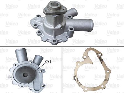 Water Pump, engine cooling VALEO 506102