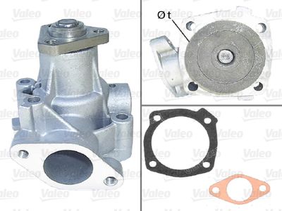 Water Pump, engine cooling VALEO 506123